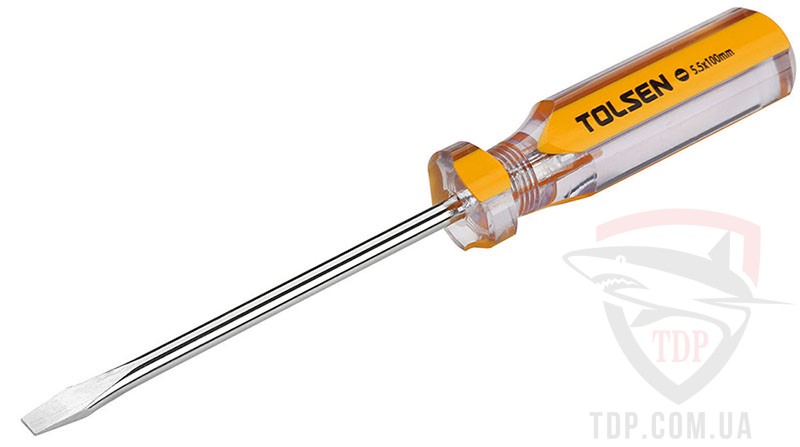 Отвертка прямой шлиц 4*100 мм TOLSEN (T20017)