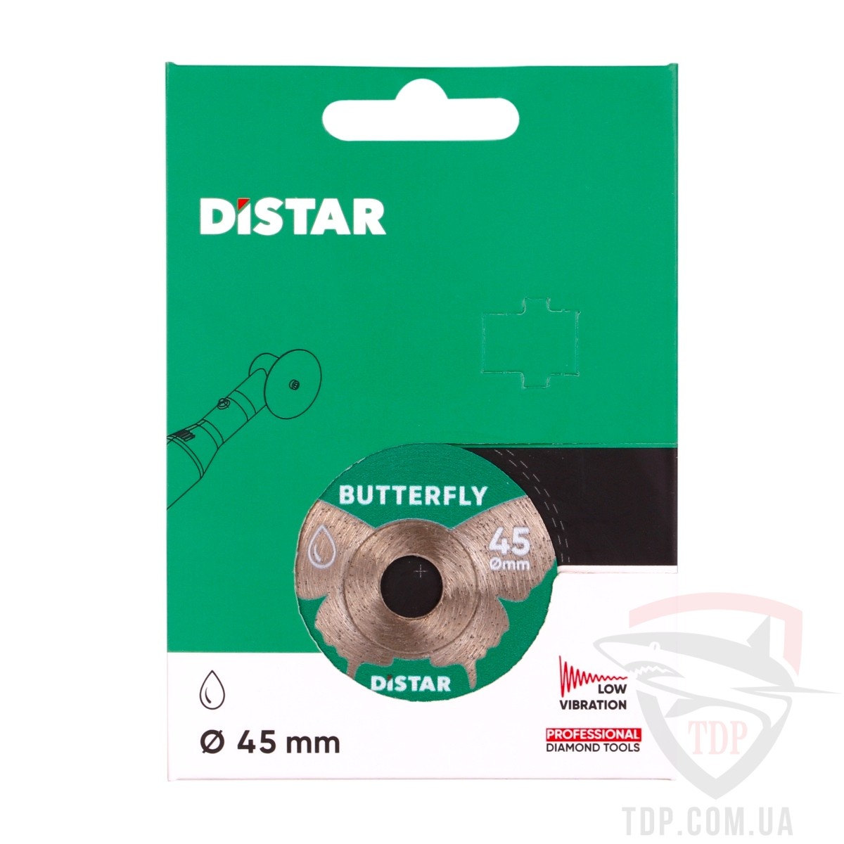 Диск алмазний по керамограніту Distar Butterfly 45x0.6x9.6h мм (11120159036) - Фото №4