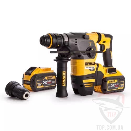 Перфоратор акумуляторний DeWALT SDS PLUS 54В (DCH334X2) - Фото №2