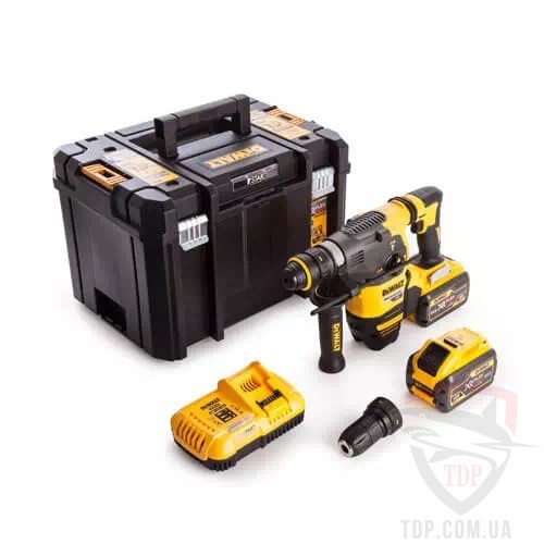 Перфоратор акумуляторний DeWALT SDS PLUS 54В (DCH334X2) - Фото №3