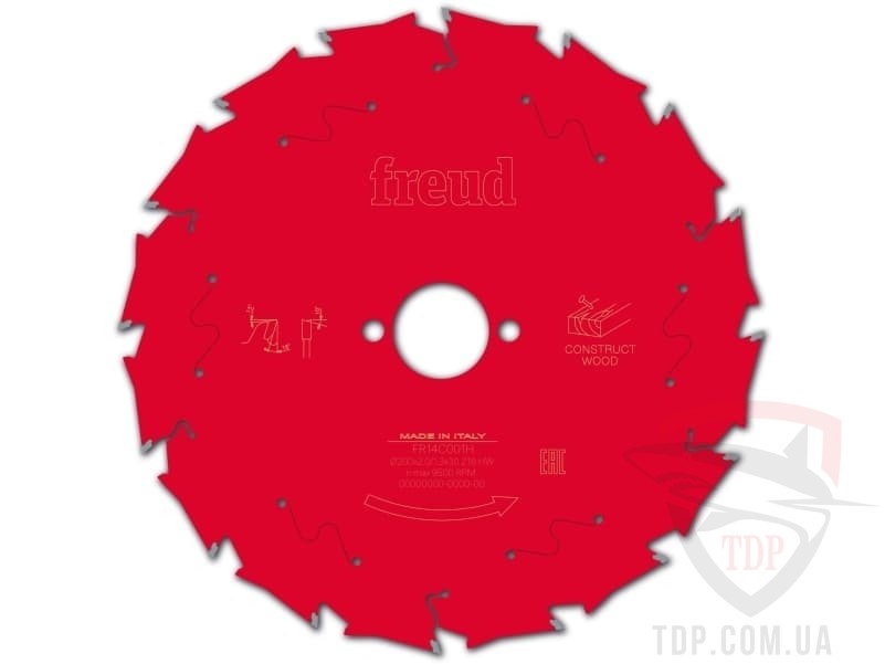 Оснастка Пильний диск по дереву Freud Construct Wood 235x30x20z (FR20C001H)