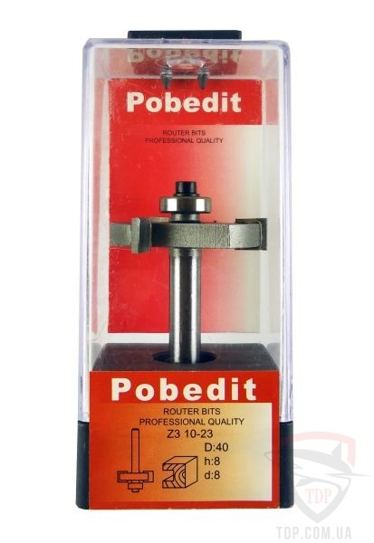 Оснастка Фреза кромкова фальцева POBEDIT 1023 D40 d8 L54 h4 z3