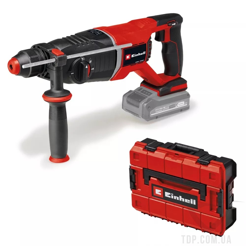 Перфораторы Перфоратор акумуляторний Einhell X-Change 18В SDS-Plus в кейсі (4514270)