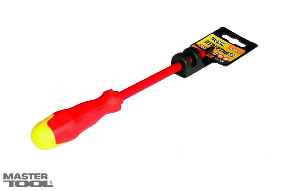 Ручной инструмент Отвёртка крестовая MASTER TOOL диэлектрическая PH2*125 мм/1000В (47-0212)