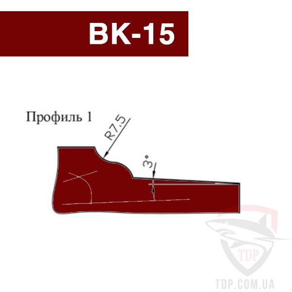 Фреза для изготовления филенки VATZO ВК-15 200х32 №1 левая