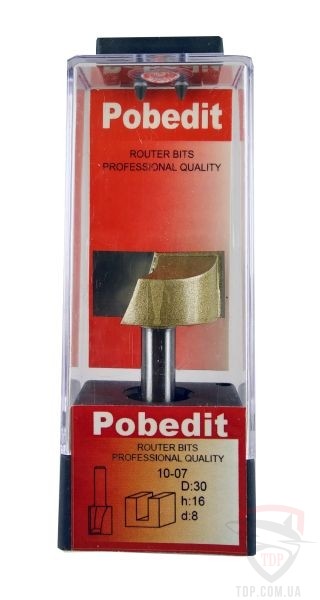 Оснастка Фреза пазова пряма POBEDIT 1007 D30 d8 L60 h20