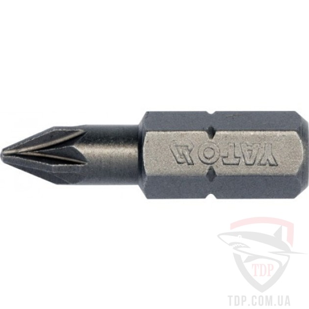 Биты и адаптеры Біта YATO PZ1x25 мм 10 шт (YT-78134)