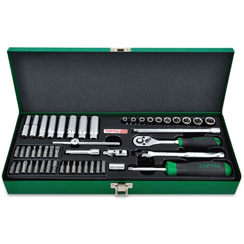 Алмазный инструмент Набор инструмента  1/4"  50ед. (12-гр.)  TOPTUL GCAD5004
