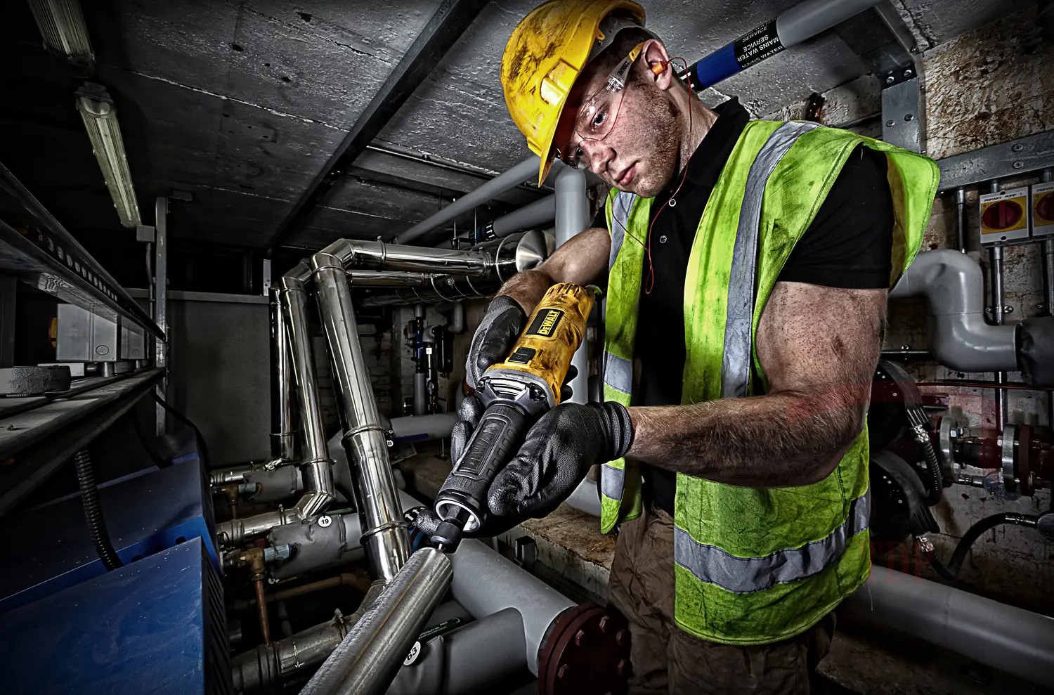 Прямошліфувальна машина DeWALT 450Вт (DWE4884) - Фото №2