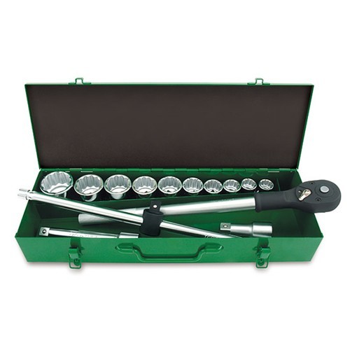 Ручной инструмент Набор инструмента  3/4" 14ед. (12-гр.)   metal case  TOPTUL GCAD1406
