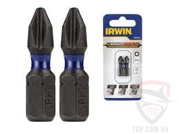 Биты и адаптеры Бита IRWIN IMPACT PRO PERF 25мм PH2 2шт (IW6061302)