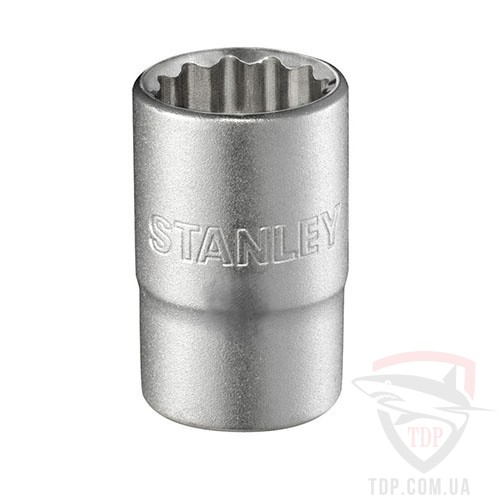 Ручной инструмент Головка торцева STANLEY дванадцятигранна 1/2"x15 мм (1-86-422)