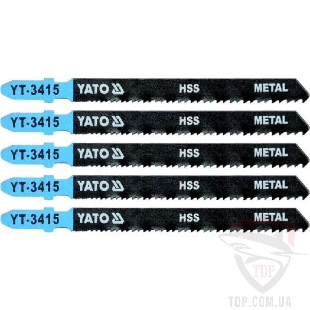 Пилки для лобзика YATO по металу 24-10TPI 100 мм 5 шт (YT-3415)