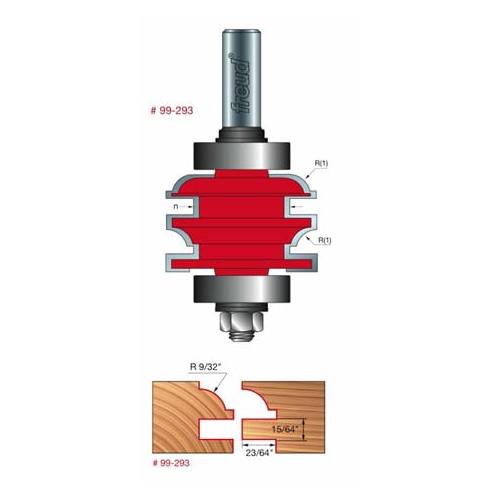 Фреза Freud 99-29312 D50.4 l32.7 L104 комбинированная рамочная