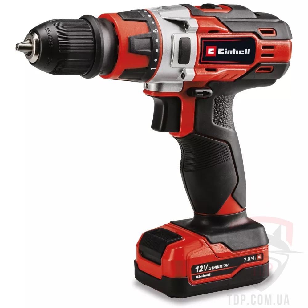 Электроинструмент Шуруповерт акумуляторний Einhell 12 В 2 Аг 30 Нм (4513597)