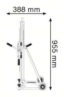 Стойка сверлильного станка Bosch GCR 350 (0601190200) - Фото №2
