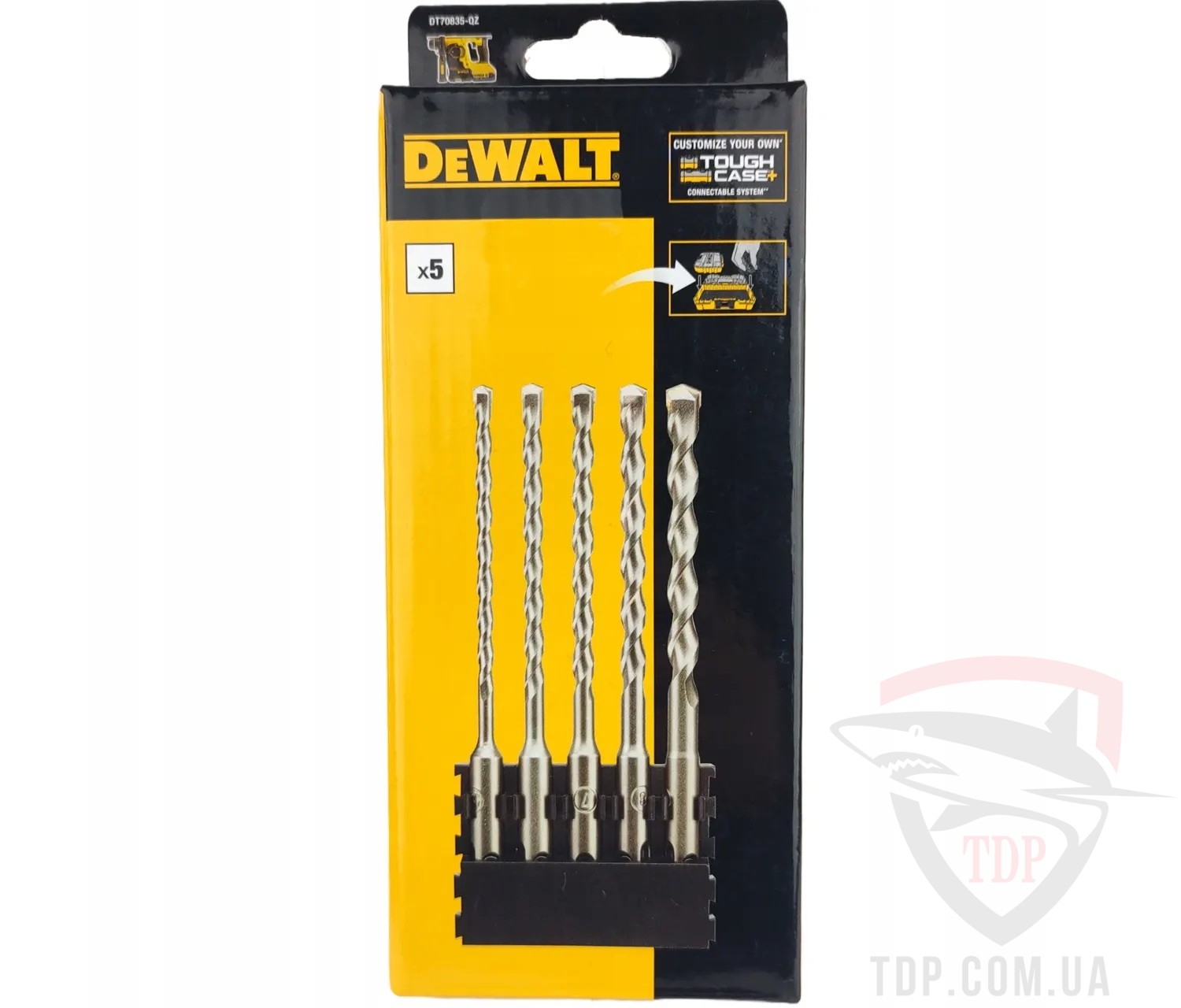 Набір бурів по бетону і цеглі DeWALT SDS Plus 5.5-10 мм 6 шт (DT70835) - Фото №2