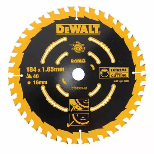 Диск пильный DeWALT EXTREME 184x16x40z (DT10303)