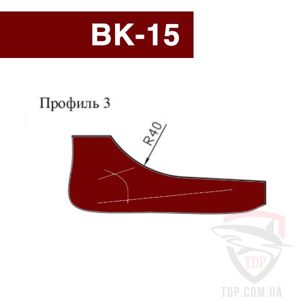 Фреза для изготовления филенки VATZO ВК-15 200х32 №3 левая