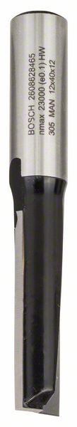 Фреза прямая пазовая Bosch D12 d12 h40 L81 (2608628465)