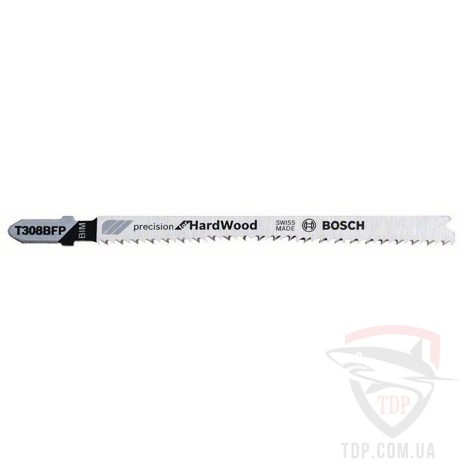 Пилки для лобзика Пилки для лобзика по дереву Bosch Precision for Hard Wood T308BFP 5шт (2608636737)
