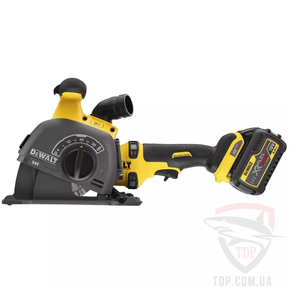 Штроборіз акумуляторний DeWALT XR FLEXVOLT Li-lon 54В (DCG200T2) - Фото №2