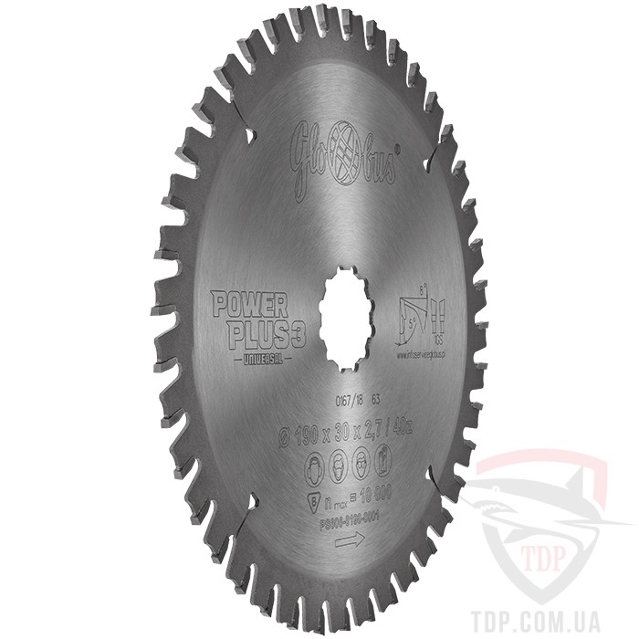 Оснастка Пильный диск по пластику Globus 160x20x32z POWER PLUS 3 UNIVERSAL 1GS5 (PS606-0160-0001)