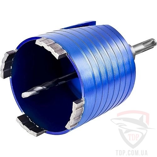 Алмазный инструмент Коронка алмазная по бетону S&R D82мм SDS-Plus (254001082)