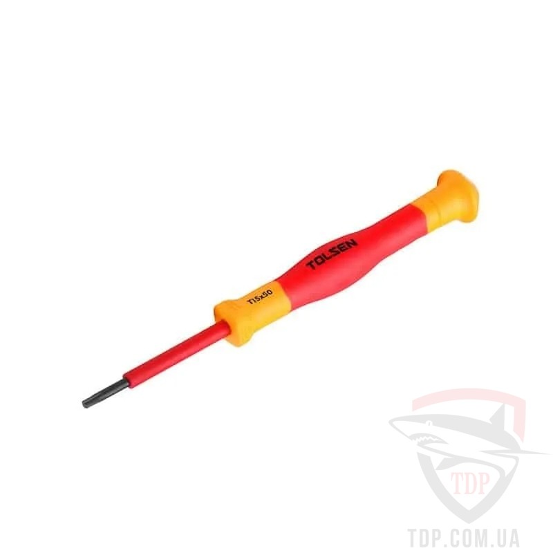 Отвертки Викрутка діелектрична прицезійна Tolsen Premium VDE T20x50мм (V31820)