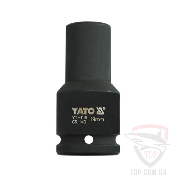 Ручной инструмент Головка торцевая ударная YATO 3/4" 30x90 мм 6-гранная удлиненная (YT-1130)