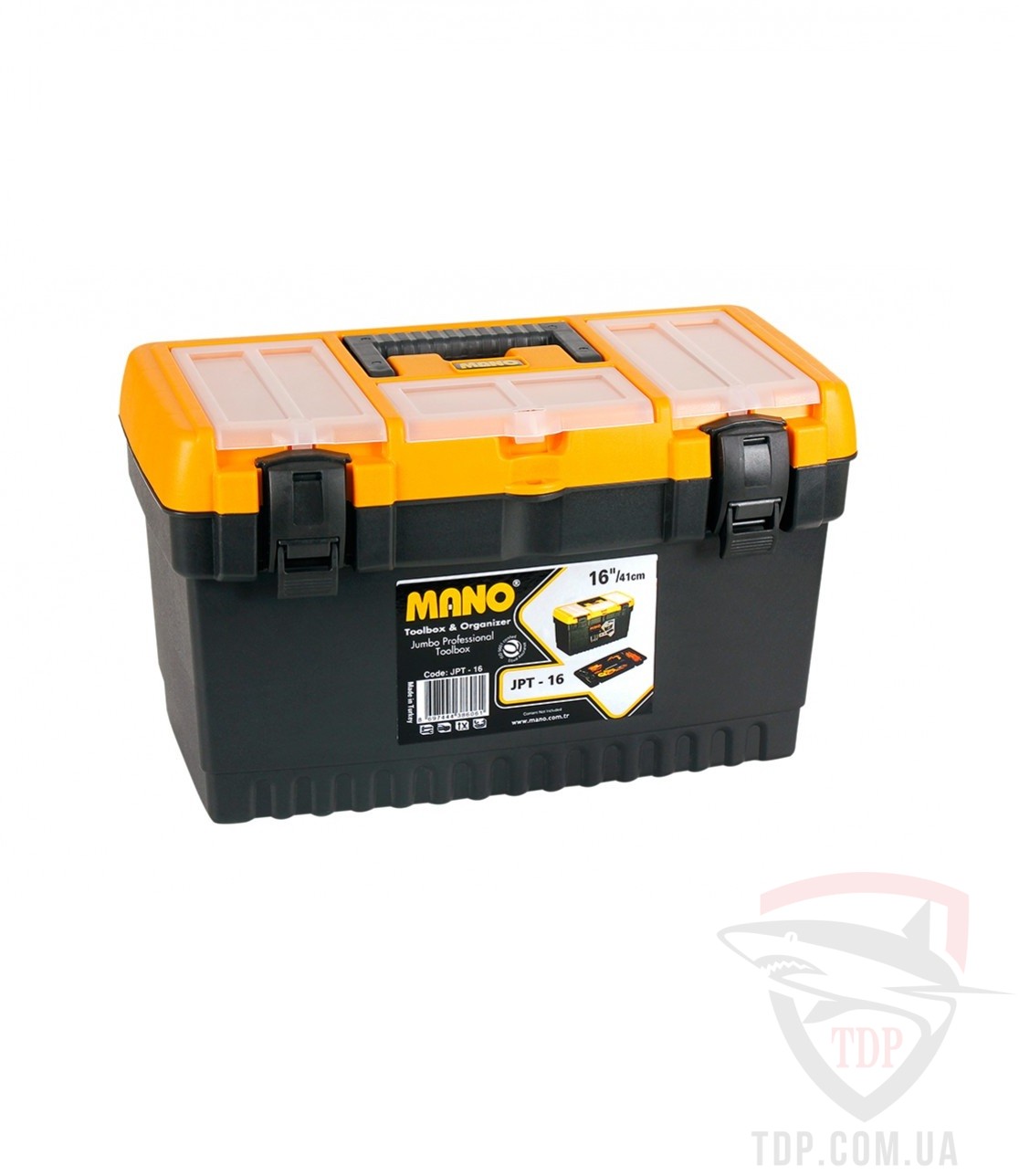 Ручной инструмент Ящик для інструментів Mano Jumbo Professional Toolbox 413x212x244 мм (JPT-16)