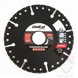 Алмазные диски Круг алмазный WellCut Special 125x3x22.23 универсальный (333-12522)