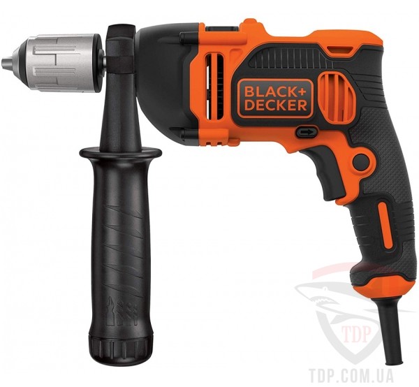 Деревообрабатывающее оборудование Дрель ударная BLACK+DECKER 850Вт (BEH850K)