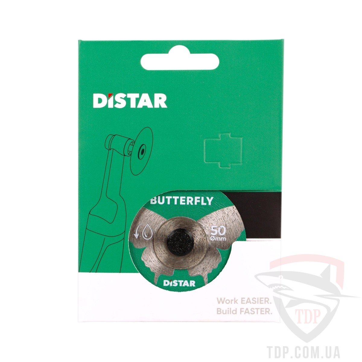 Диск алмазний по керамограніту Distar Butterfly 50x0.6x9.6h мм (11120159031) - Фото №4