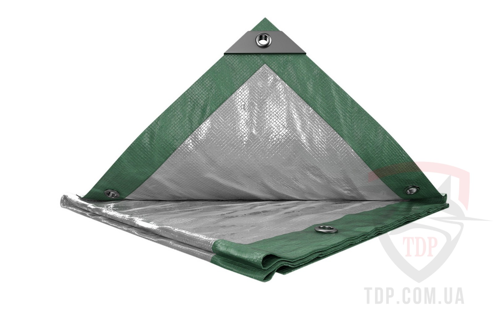 Дом и Отдых Тент двосторонній MasterTool 8x10 м хакі/срібло 130г/м2 (89-1810)
