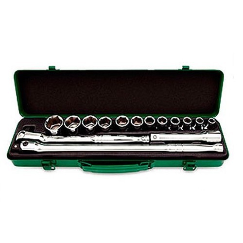 Алмазный инструмент Набор инструмента  1/2"  15ед.(6pt)  TOPTUL GCAD1508