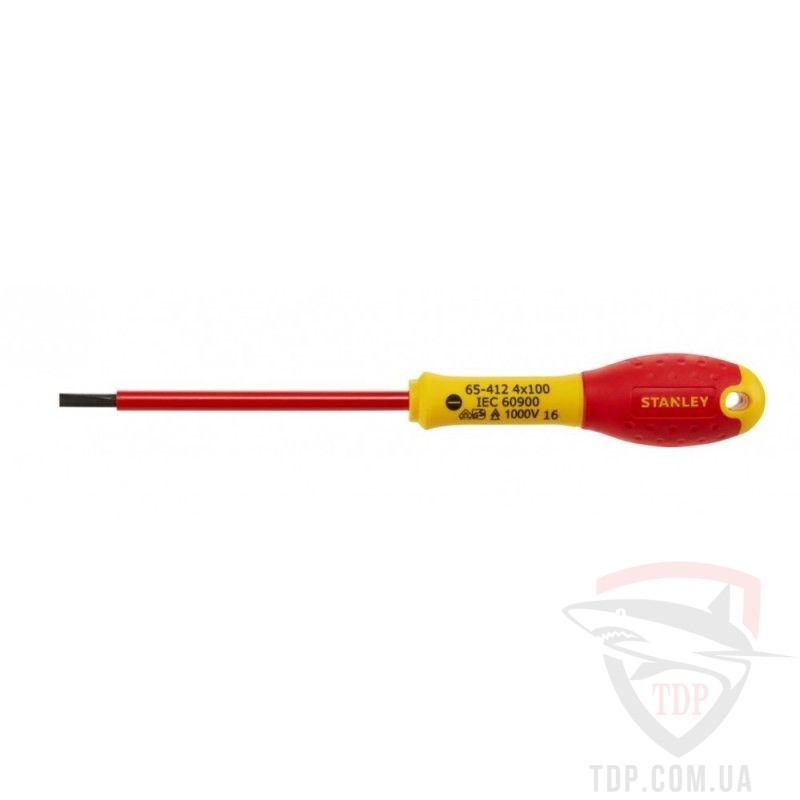 Отвертка изолированная Stanley SL4.0 х 100 мм FatMax (0-65-412)