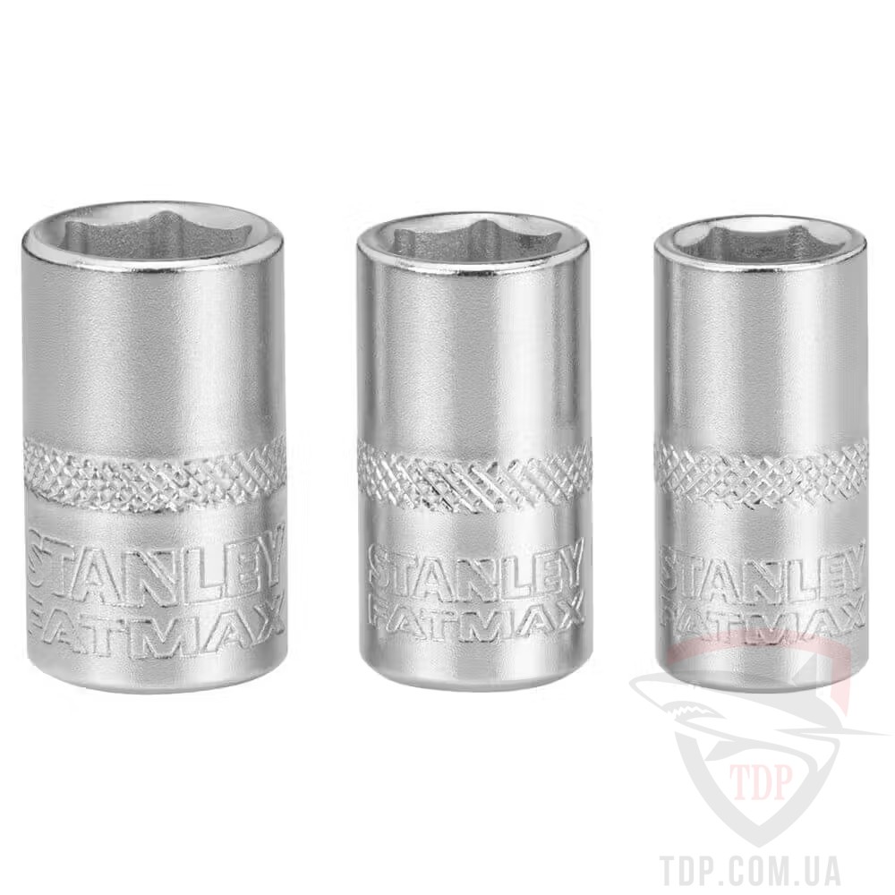 Ручной инструмент Набір торцевих головок STANLEY Maxi Drive 1/4" 3шт (FMMT17091-0)