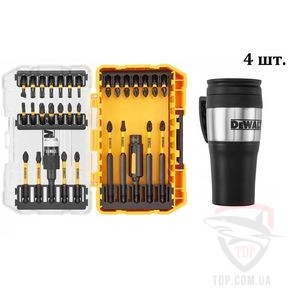 Биты и адаптеры Набор бит и термокружка DeWALT (DT70736TM1)