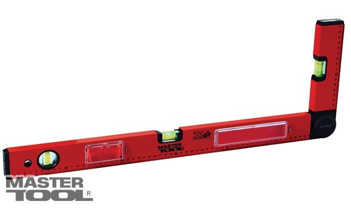 Уровень-угольник MASTERTOOL 30-0801 (800 мм)