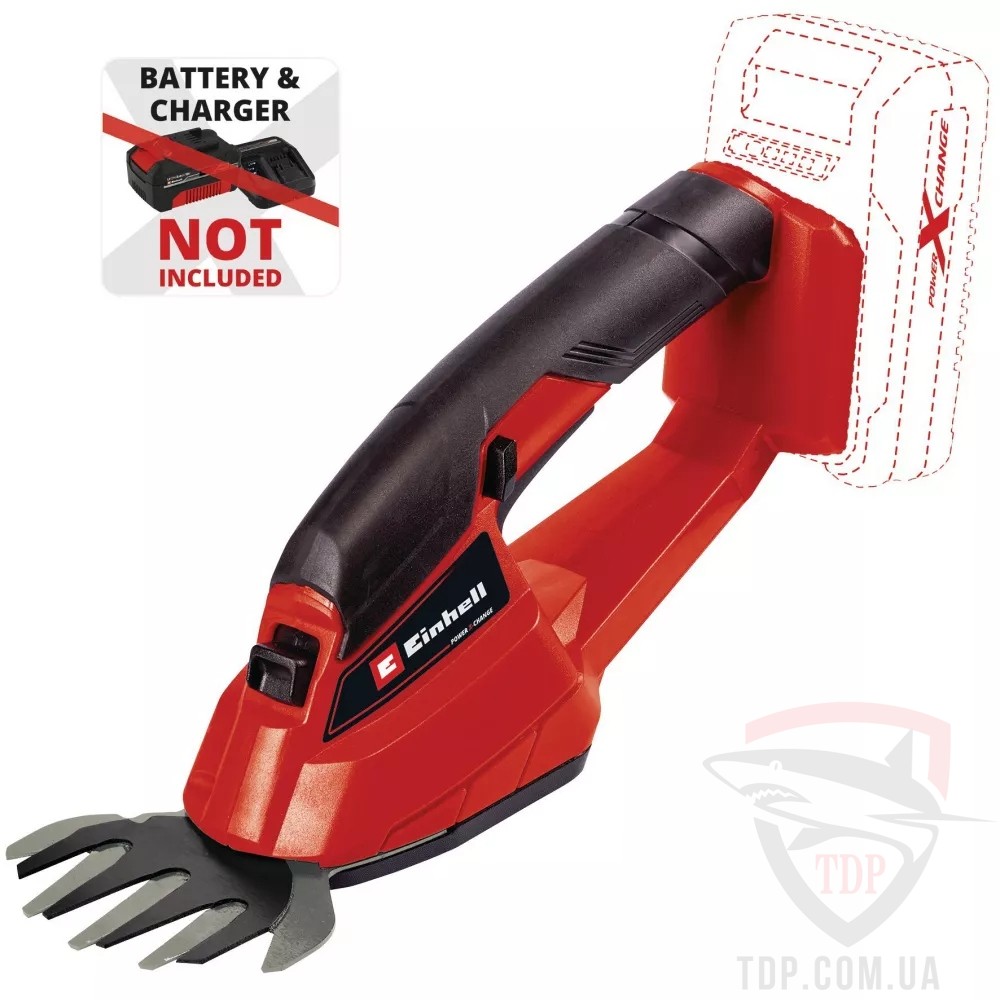 Садовая техника Ножиці для трави Einhell GE-CG 18/1 Li-Solo