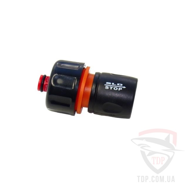Коннекторы Коннектор для шланга MASTER TOOL с клапаном 3/4" (92-9049)