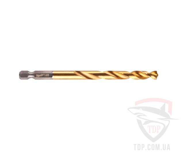 Сверла Свердло по металу Milwaukee RedHEX HSS-G TiN 7x109мм 5 шт (4932478182)