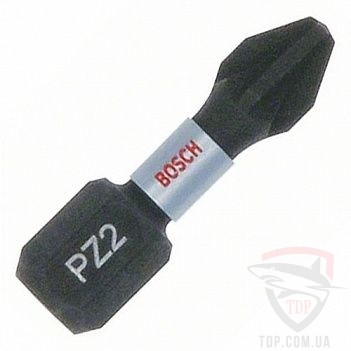 Биты и адаптеры Біти Bosch Impact Control PZ2 25 мм 25шт (2607002804)