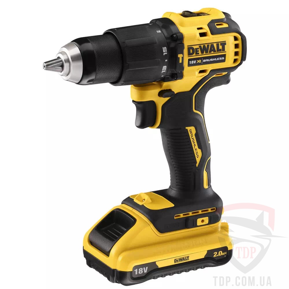 Дриль-шуруповерт DeWALT XR Li-Ion 18 В (DCD709D2T) - Фото №3
