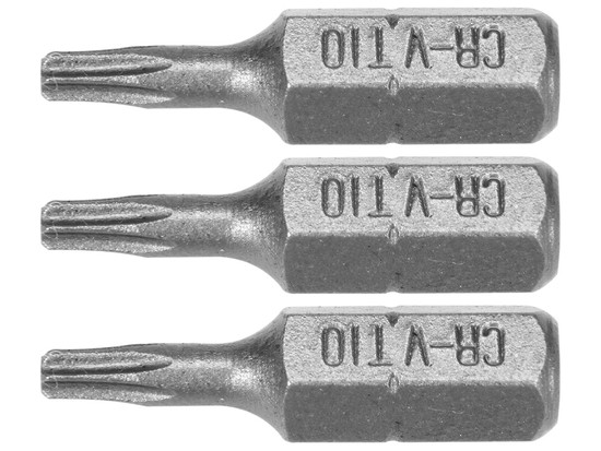 Биты и адаптеры Бита STHOR Torx T15x25 мм 1/4" 3 шт (65493)