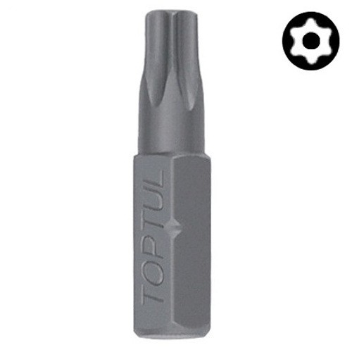 Биты и адаптеры Насадка 5/16" 30мм  TORX T27 с отверстием  TOPTUL FSGA1027