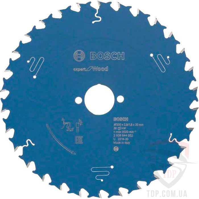 Оснастка Пильний диск по дереву Bosch 200x30x30z K2.8/1.8 Expert for Wood
