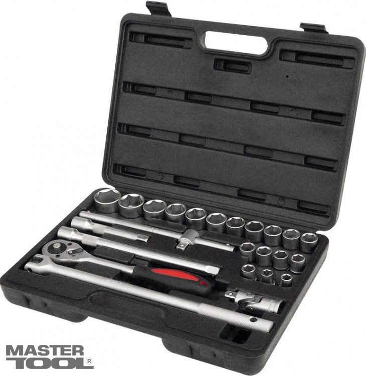 Набор ключей MASTER TOOL 78-4024 с торцевыми насадками CV 1/2" 24 шт