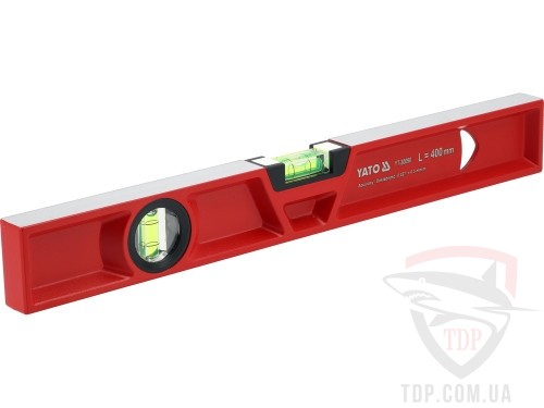 Рівень литий алюмінієвий YATO 400мм 2 капсули (YT-30090)